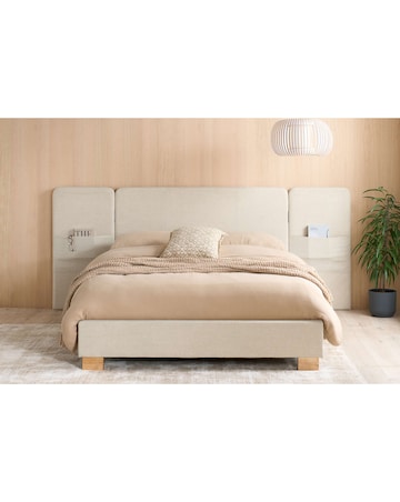 Isla Bed with Storage Headboard