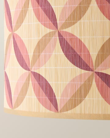 ValueLights Lori Large Geo Print Bamboo Shade