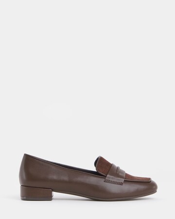 Hailey Block Heel Penny Loafer - Extra Wide Fit (EEE)