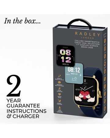 Radley Series 20 Smart Calling Watch with Navy Silicone Strap