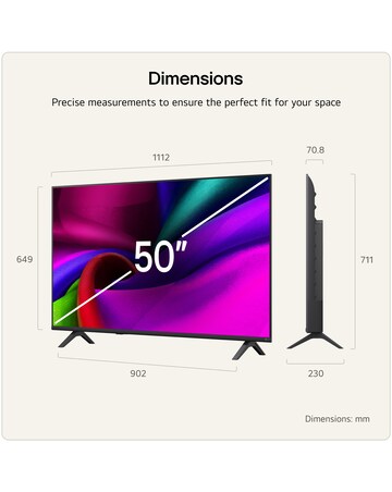 LG 50NU900B6LA 50in 4K UHD Smart TV