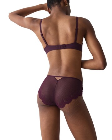 Triumph Comfort Glam Hipster Briefs Wine