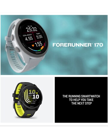 Garmin Forerunner 170 Music Smart Watch - Whitestone/Cloud Blue