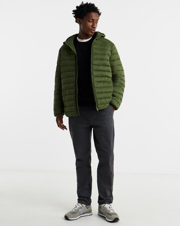 Khaki Lightweight Padded Jacket
