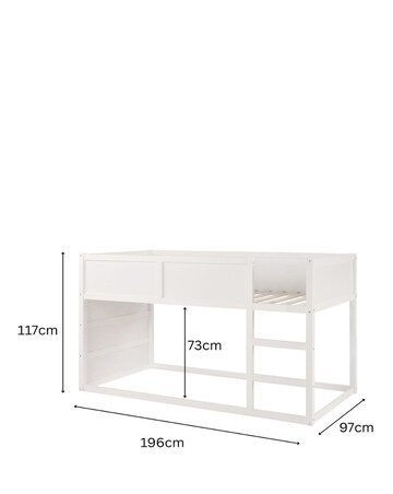 Aspire Kids Hideout Midsleeper Single Bed