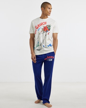 The Grinch Apres Ski Pyjama Set - Cream/Navy