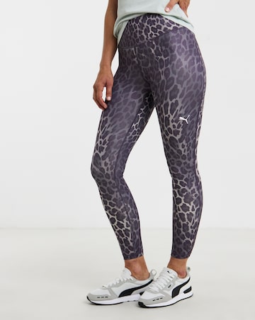 PUMA Womens Essential Spotted Haze Tight High Waist 7/8 Leggings