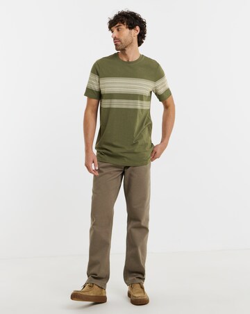 Placement Stripe T-Shirt Long