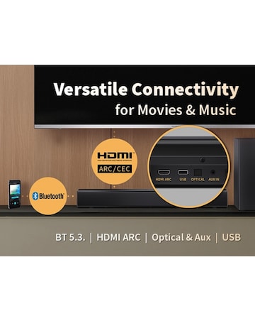 Sharp 240W 2.1 Compact Soundbar