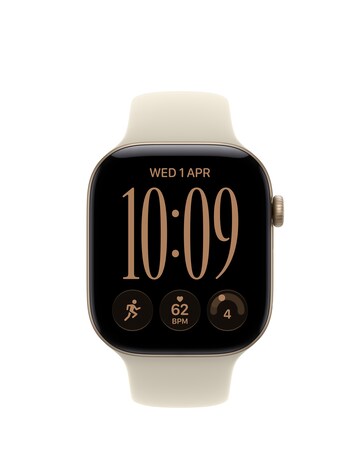 Apple Watch Series 12 GPS 46mm - Light Gold Aluminium/Sand Sport Band - S/M