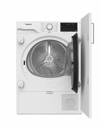 Hotpoint CHK83MWWUK Intergrated 8kg Heat Pump Tumle Dryer - White + Installation