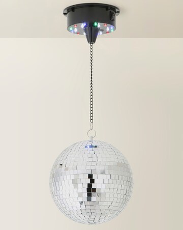 ValueLights Novelty Rotating Battery Operated Disco Ball Ceiling Light