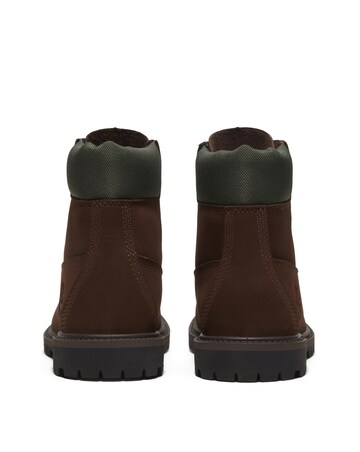 Timberland Brown Premium 6 Inch Lace Up Boots - Standard Fit (D)