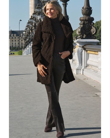 Sosandar Super Cosy Borg with Funnel Neck
