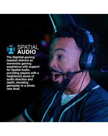 JLab Nightfall Gaming Wired Headset - Black