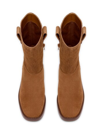 Clarks Suede Digby Slouchy Ankle Boot - Standard Fit (D)
