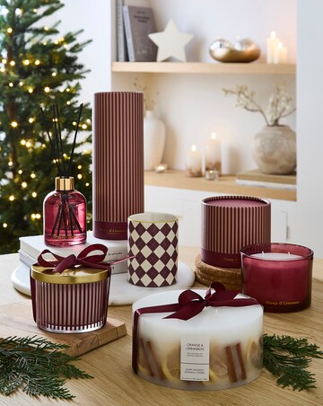 Classic Elegance Orange & Cinnamon Large Inclusion Candle
