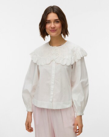 Vero Moda Lilo Collar Woven Blouse