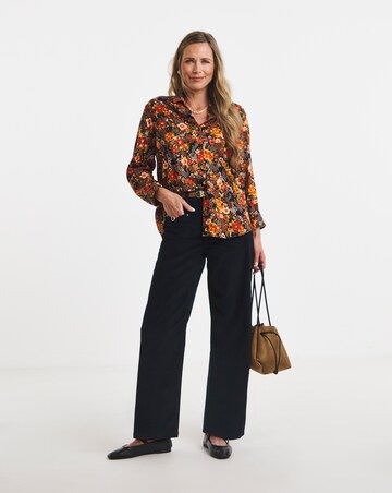 Animal Print Printed Long Sleeve Shirt