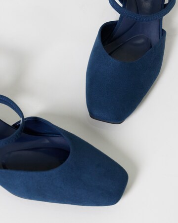 Lita Slingback Block Heel Shoes - Extra Wide Fit (EEE)