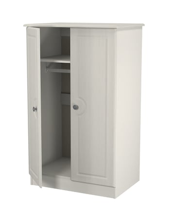 Peregrine Ready Assembled 2 Door Midi Wardrobe - Kids