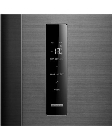 Midea Side-by-Side Fridge Freezer - Silver + Installation