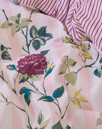 Cath Kidston Climbing Rose Stripe Duvet Cover Set