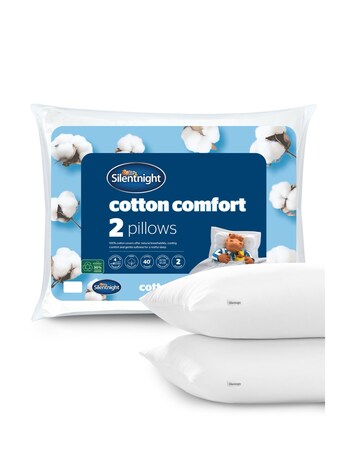 Silentnight Cotton Comfort Pillow Pair