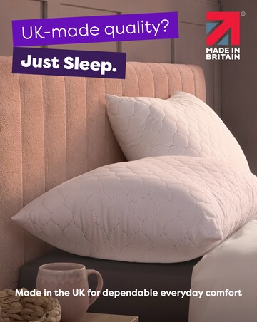 Slumberdown Just Sleep Firm Support Pillow 2 Pack