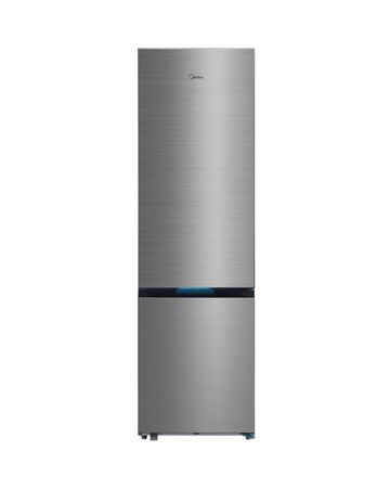 Midea Large Capacity Combi Fridge Freezer - Inox + Installation
