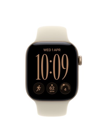 Apple Watch Series 12 GPS 42mm - Light Gold Aluminium/Sand Sport Band - M/L