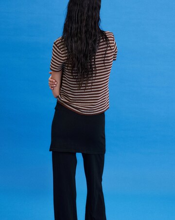 Mango Short-Sleeved Ribbed Sweater