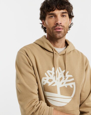 Timberland Northwood Tree Logo Hoodie - Brown