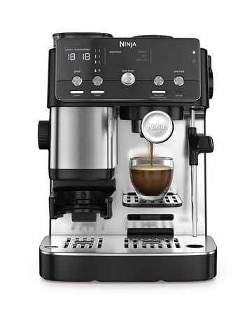 Ninja Luxe Cafe MINI Espresso Machine ES301UK Black & Stainless Steel