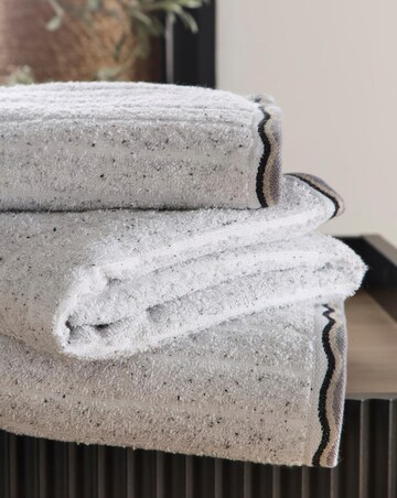Fusion Speckle Rib Bath Towel