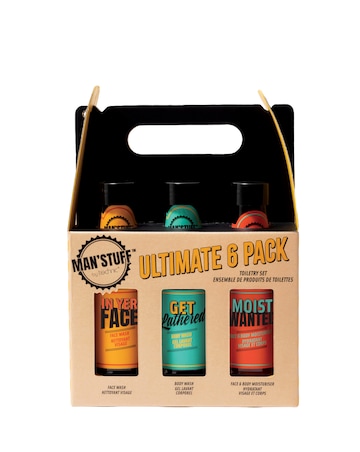 Man' Stuff The Ultimate 6-Pack Grooming Set