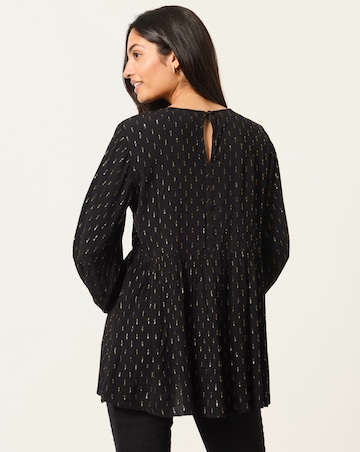 FatFace Stella Metallic Long Blouse