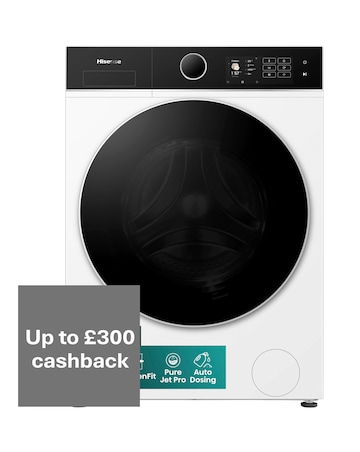 Hisense KitchenFit 5i Series WD5I1245BWR 12kg/8kg Washer Dryer - White