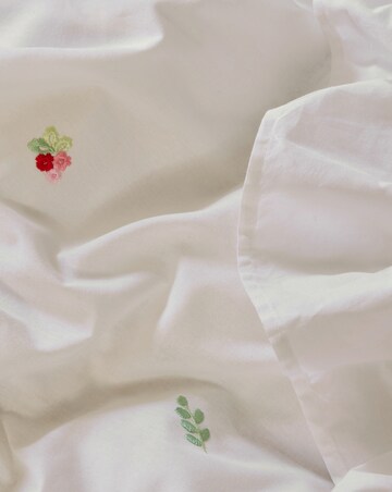 Cath Kidston Tiny Floral Embroidered Frill Duvet Cover Set