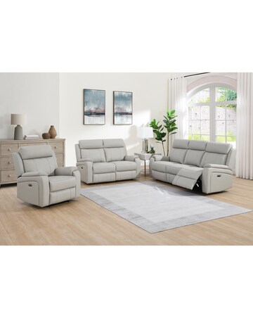 Prescott Leather Power Recliner Armchair