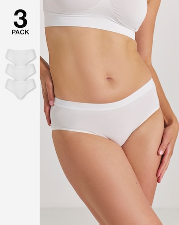 Sloggi (3Pack) Go Casual Cotton Midi Knickers White