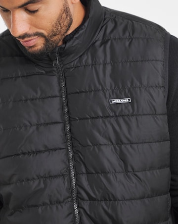 Jack & Jones Light Bodywarmer Gilet - Black