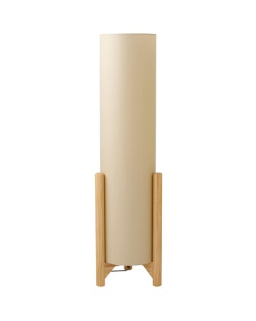 ValueLights Henry Natural Midi Floor Lamp