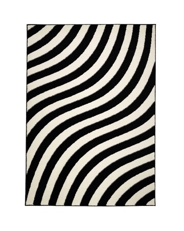 Villa Wave Monochrome Rug