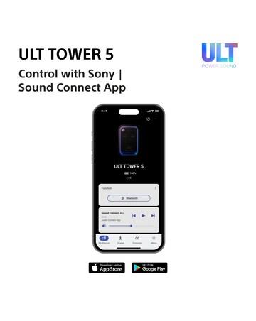 Sony ULT Tower 5 Party Speaker - Black