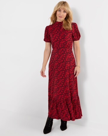 Joe Browns Ditsy Dreams High Neck Jersey Maxi Dress