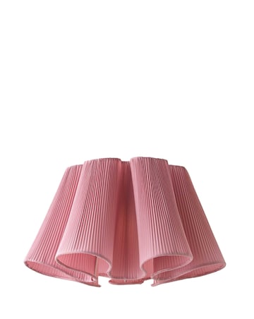 ValueLights Jemima Pink Full Pleated Shade