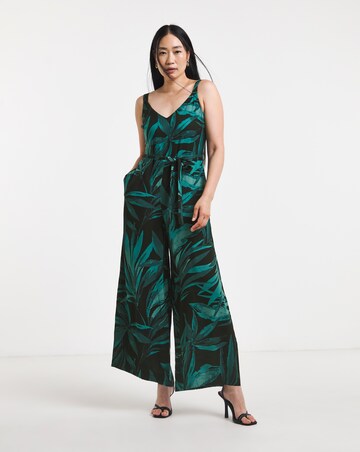 Wide Leg Strappy Jumpsuit