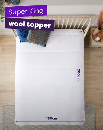 Slumberdown Wonderful Wool Mattress Topper