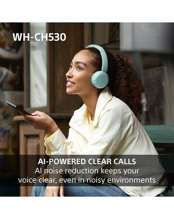 Sony WH-CH530 Wireless On-Ear Headphones - Mint